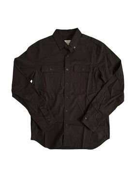 Club Monaco Charcoal Utility Button-Up Shirt